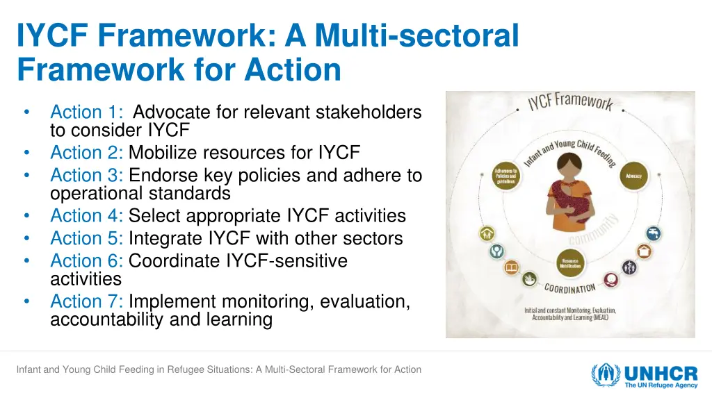 iycf framework a multi sectoral framework