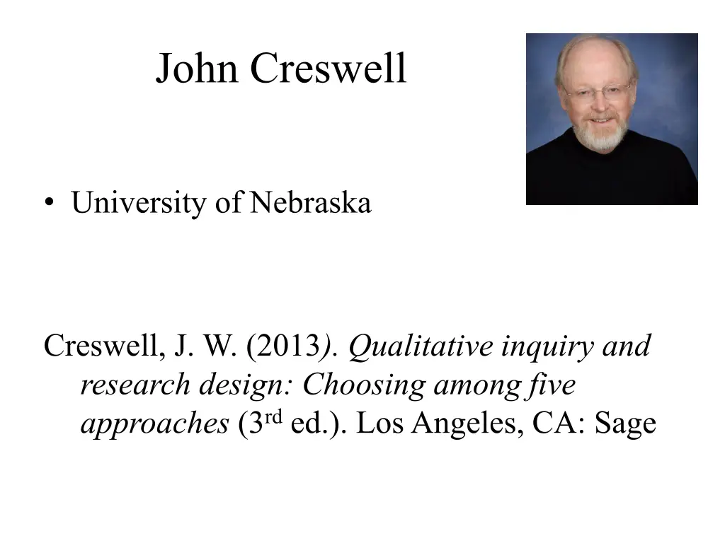 john creswell