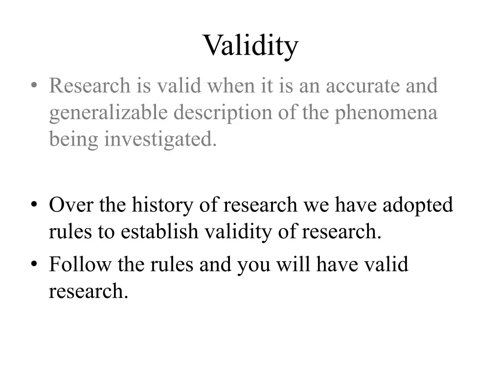 validity 2