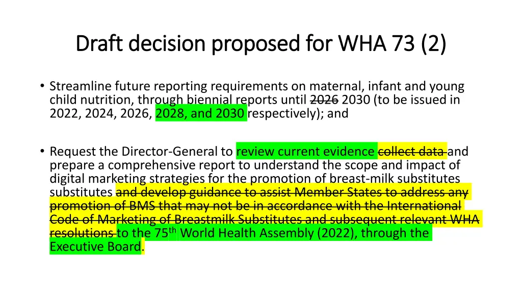 draft decision proposed for wha 73 2 draft