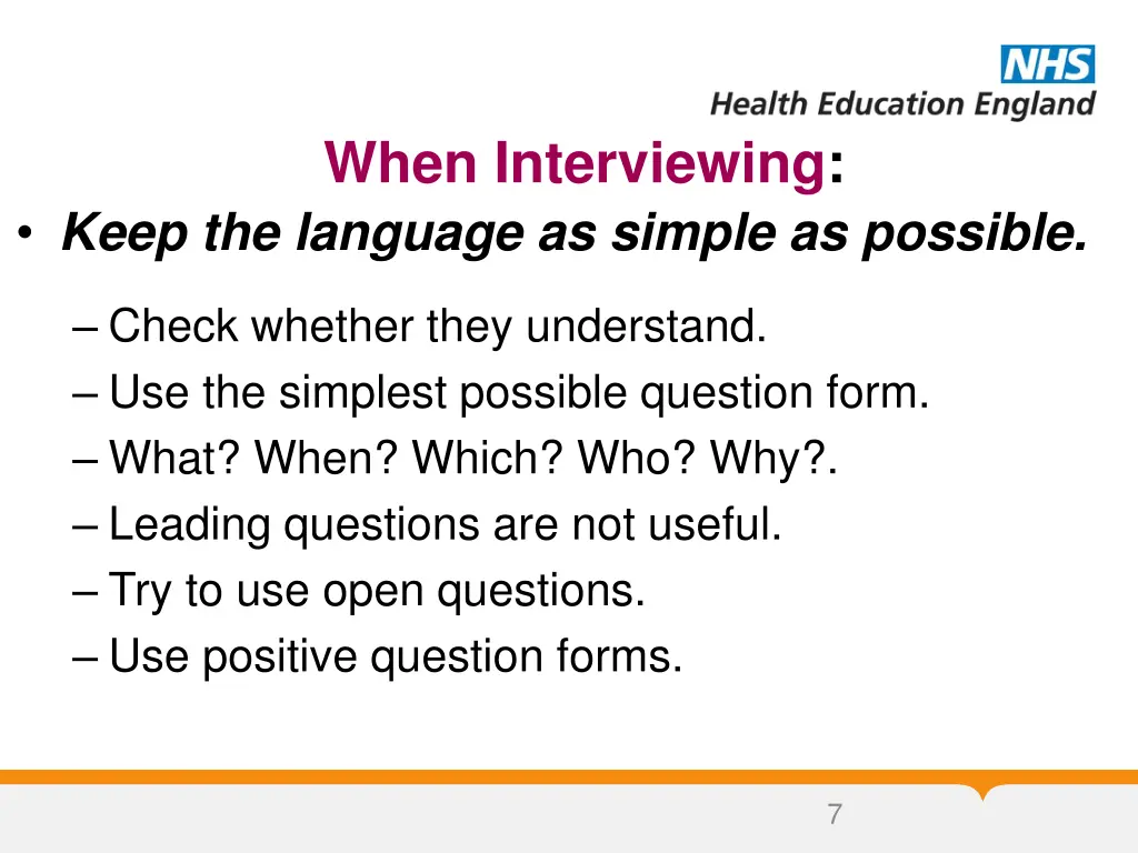 when interviewing 1