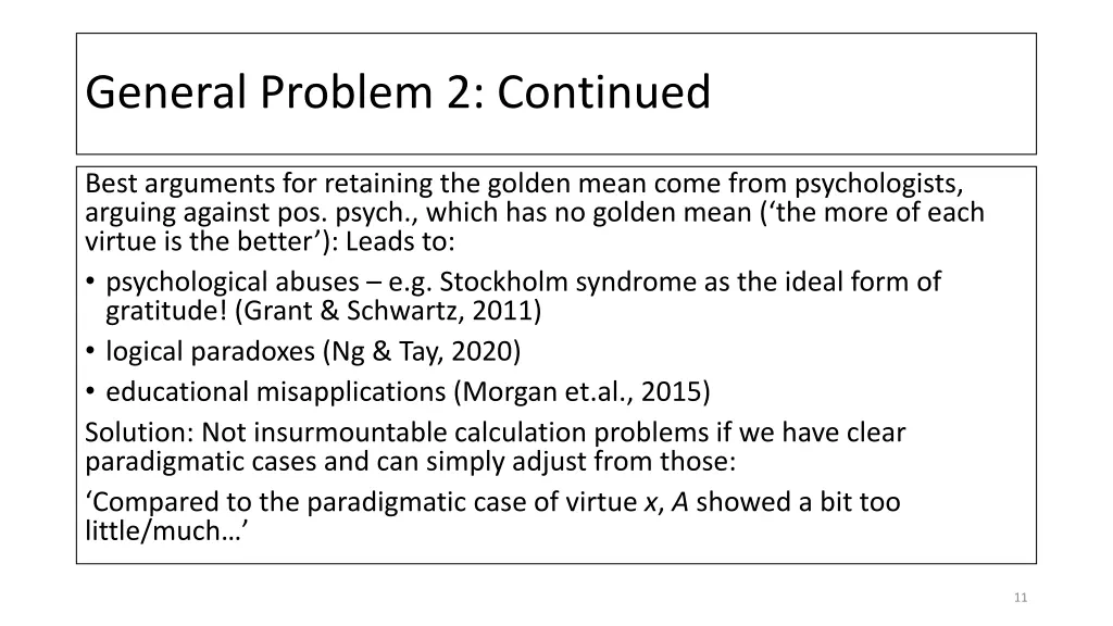 general problem 2 continued