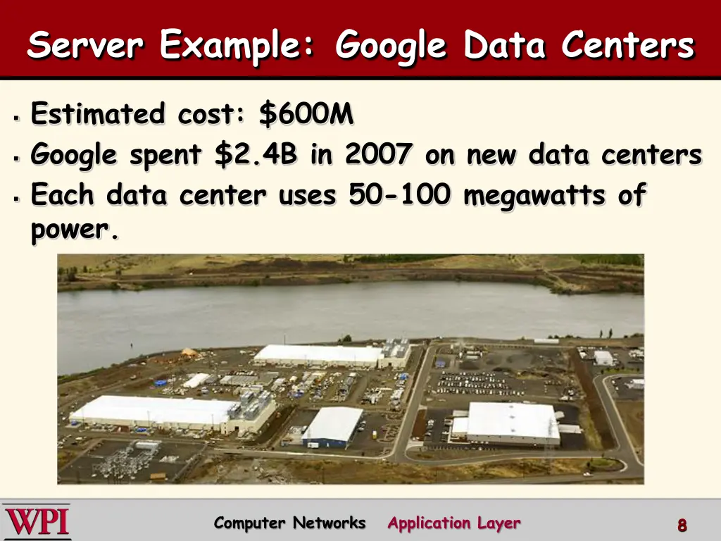 server example google data centers