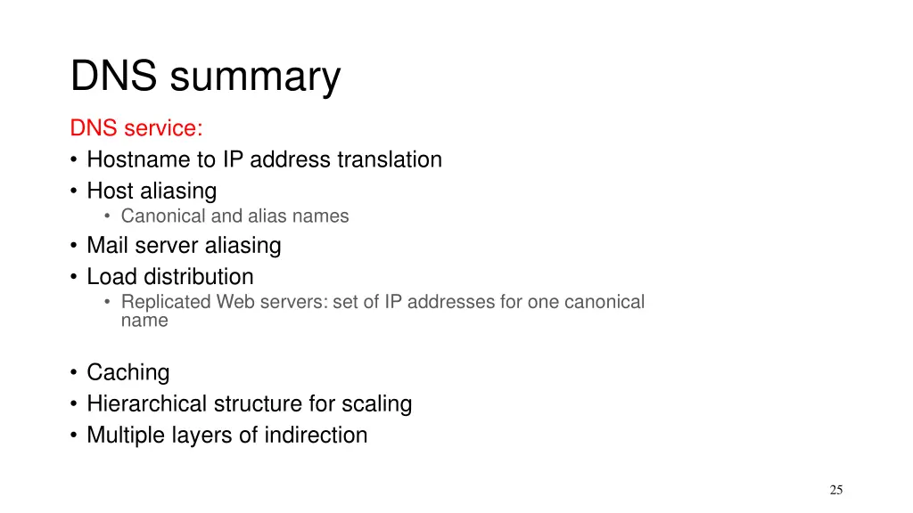 dns summary