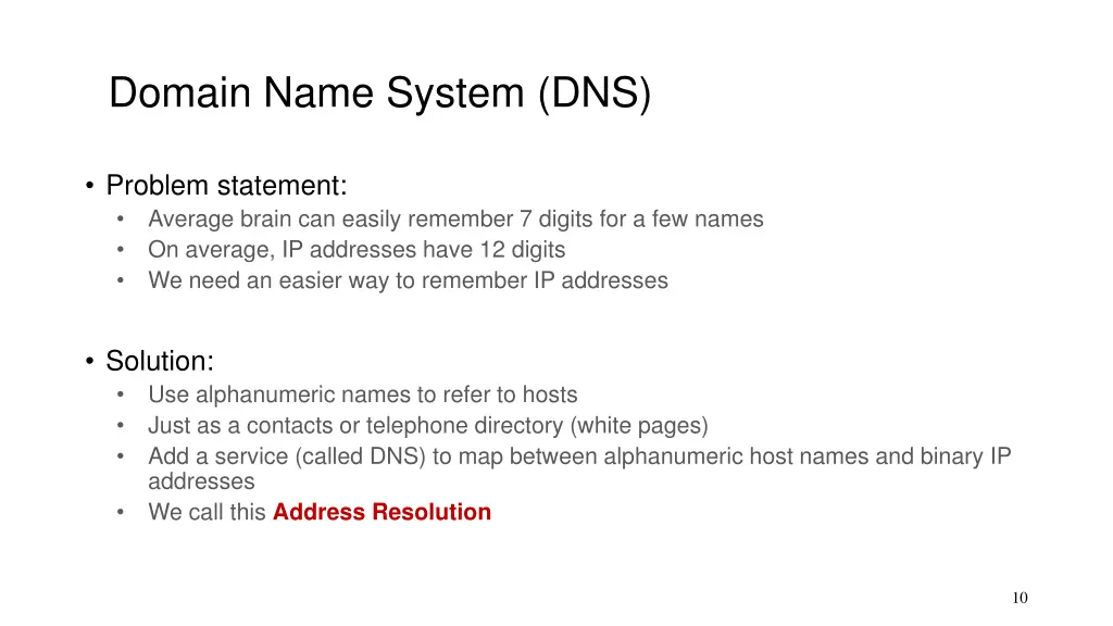 domain name system dns 1