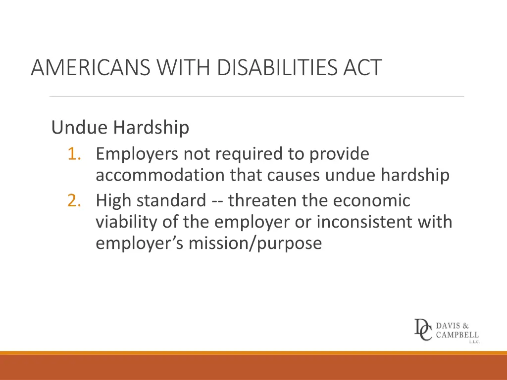 americans with disabilities act 5