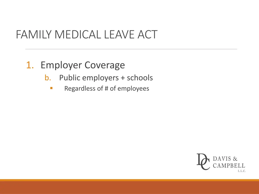 family medical leave act 1