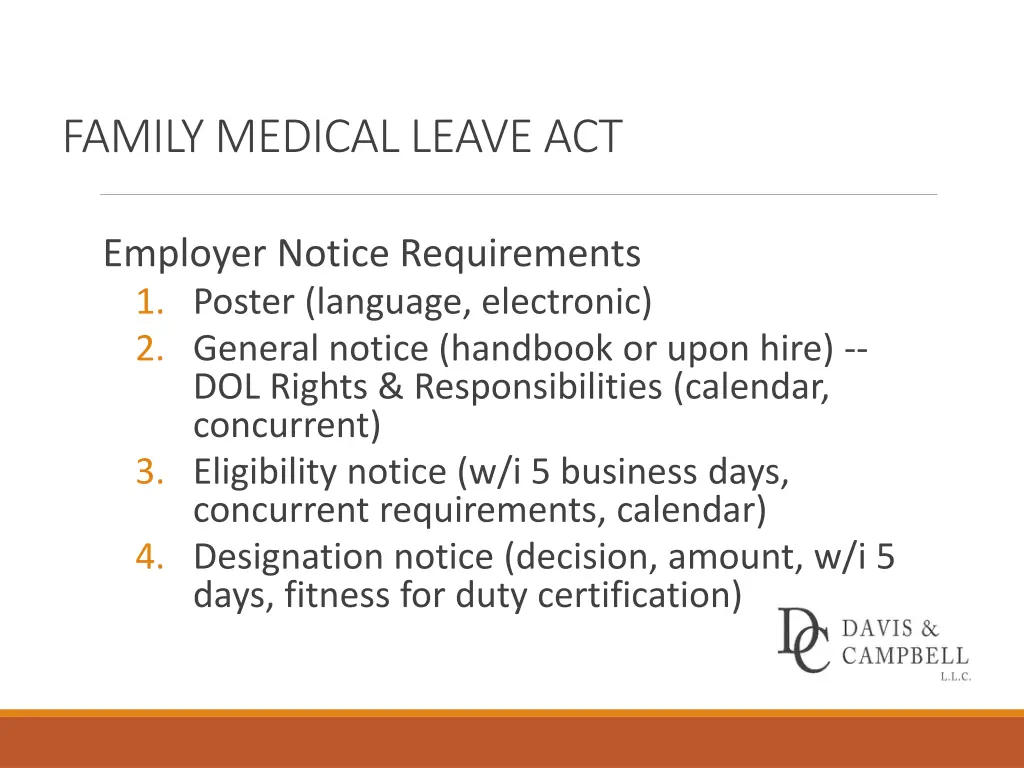 family medical leave act 15