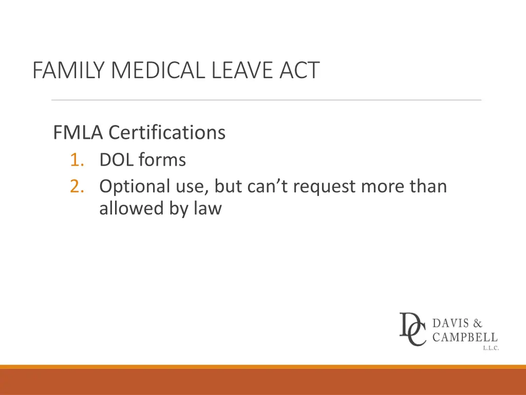 family medical leave act 17