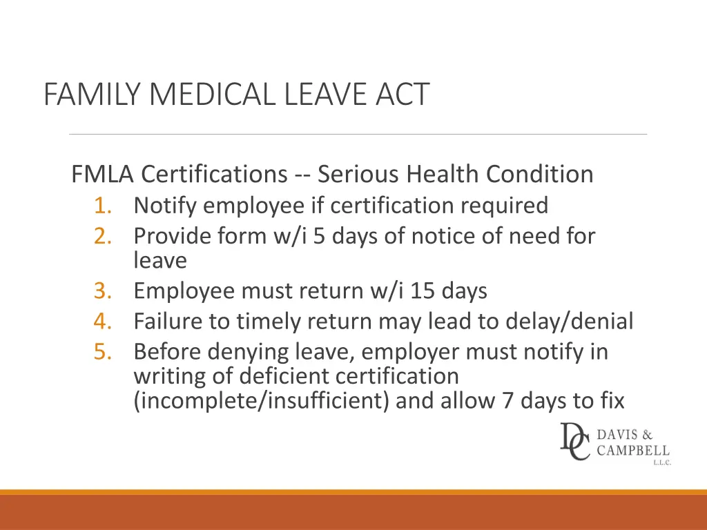 family medical leave act 18
