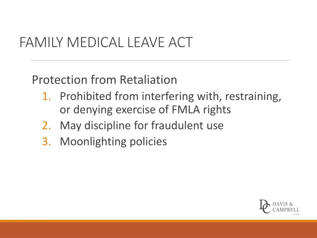 family medical leave act 25