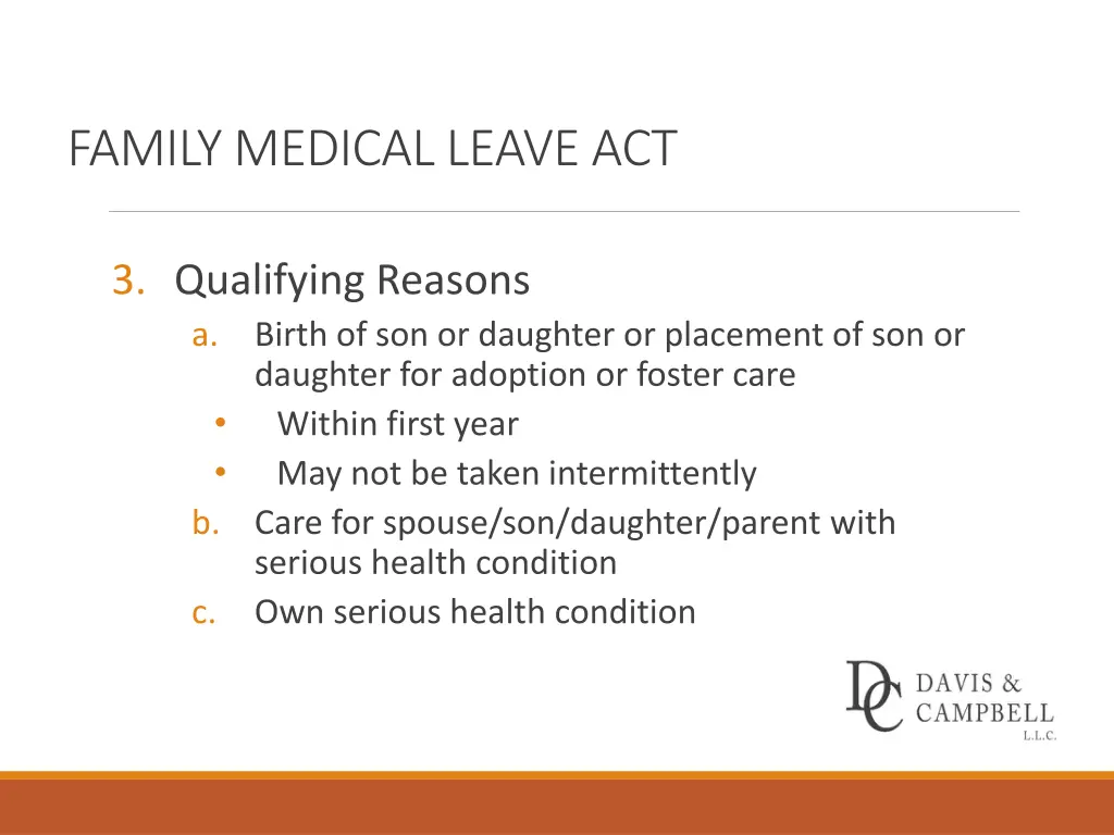 family medical leave act 3