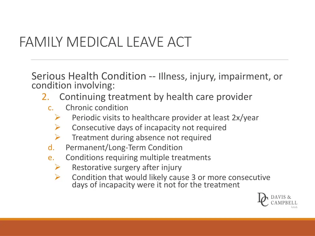 family medical leave act 7