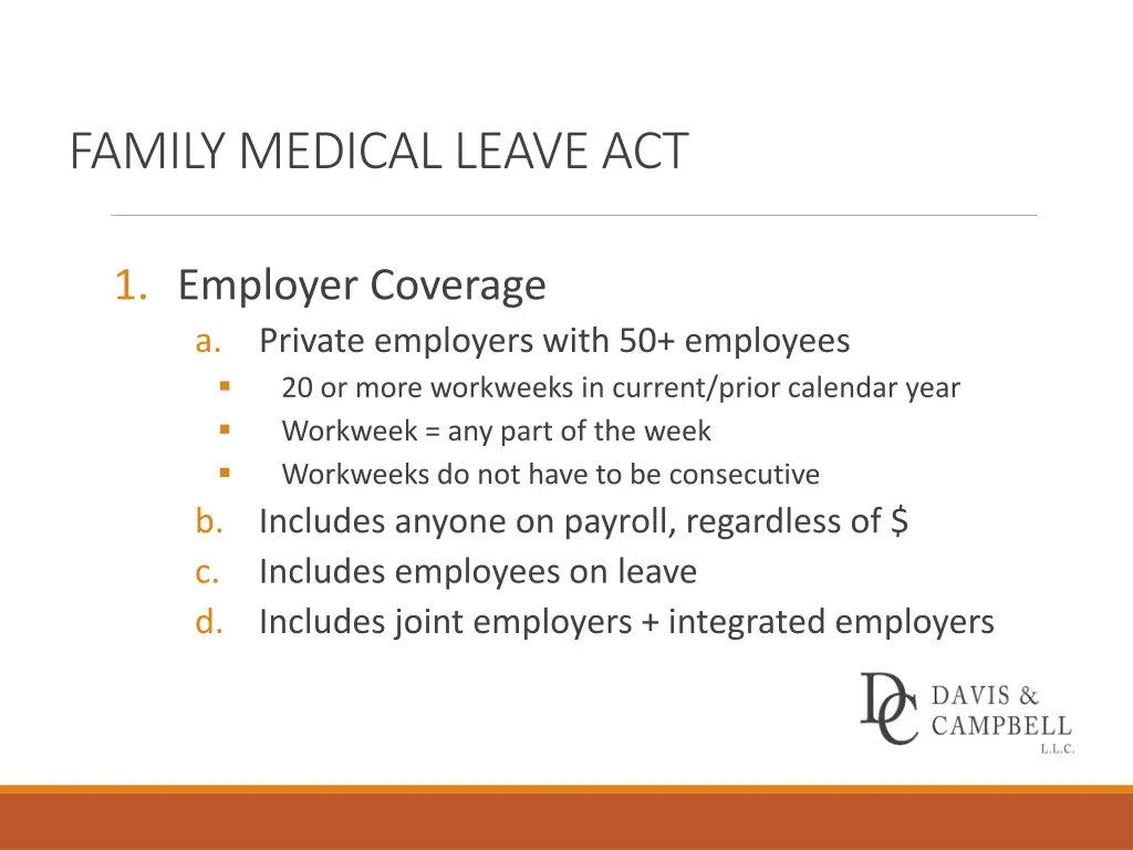 family medical leave act