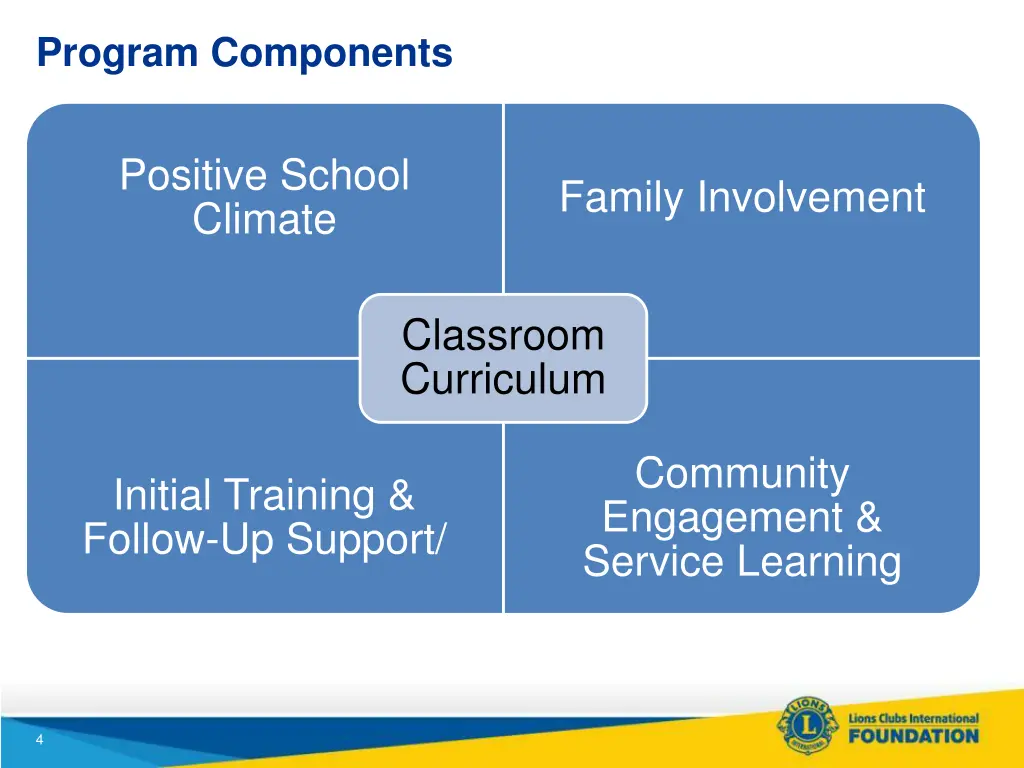 program components