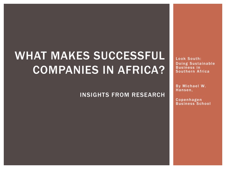 what makes successful companies in africa