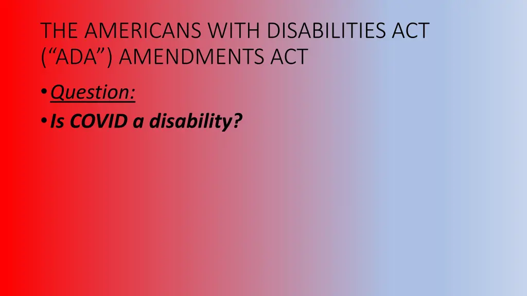 the americans with disabilities 12