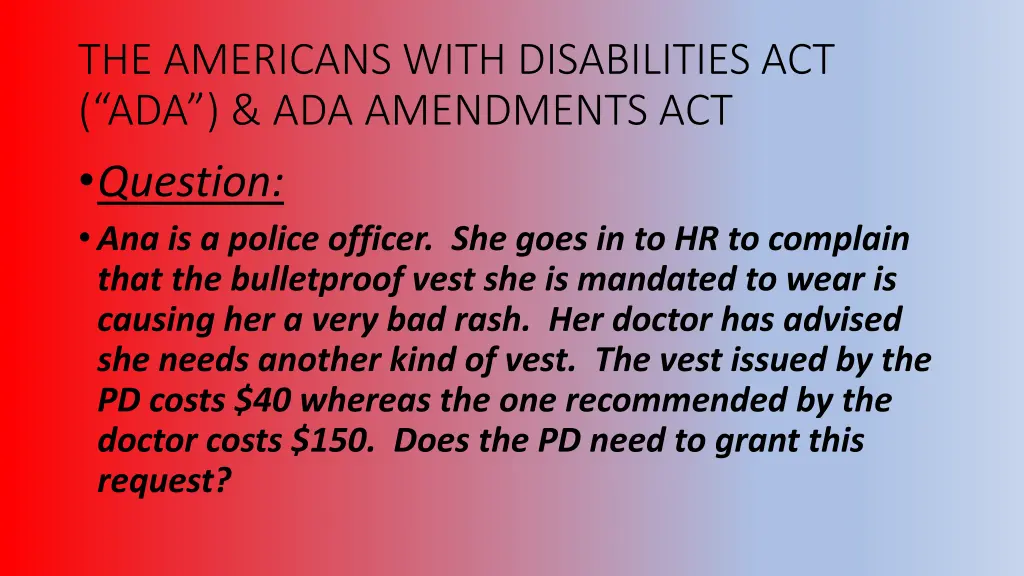 the americans with disabilities 19