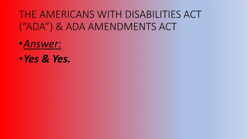 the americans with disabilities 6