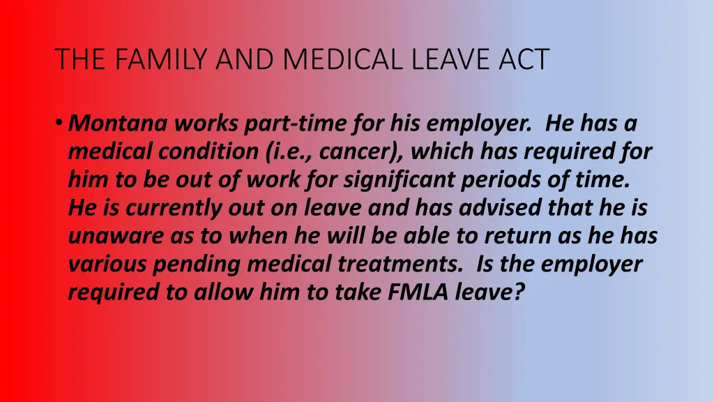 the family and medical leave act 10