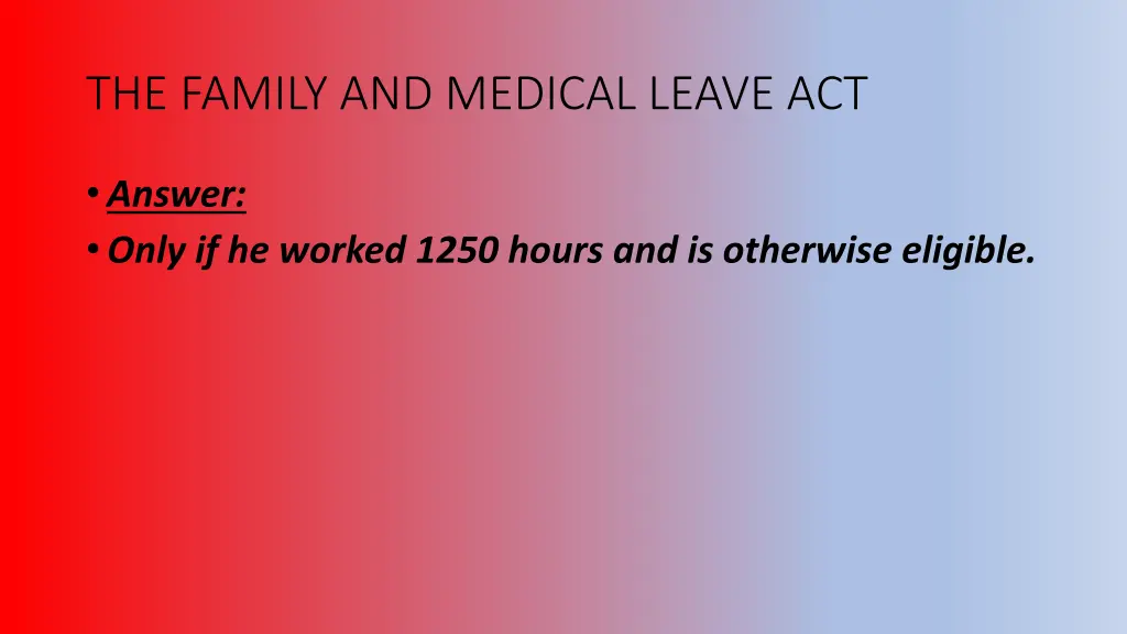 the family and medical leave act 11