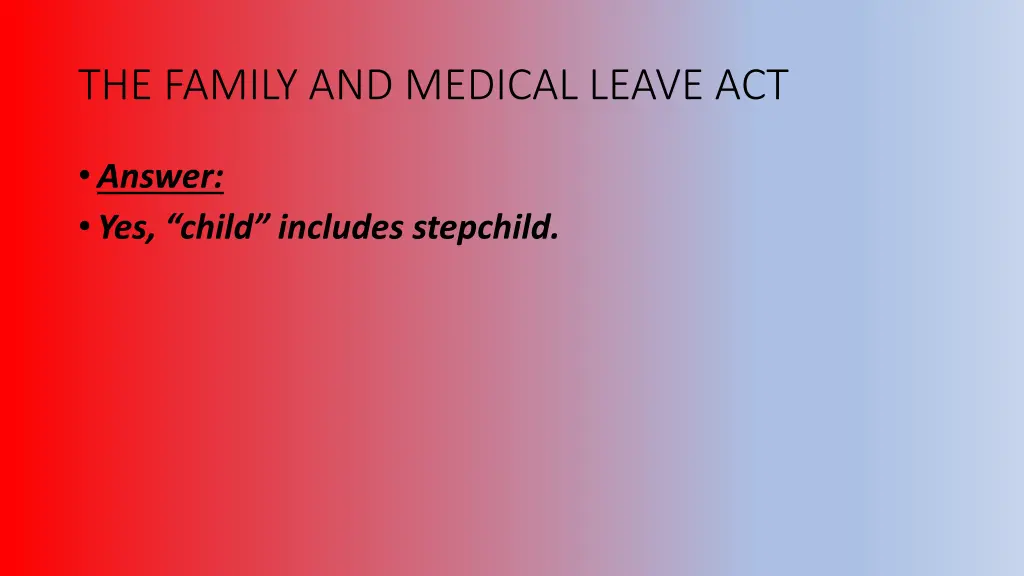 the family and medical leave act 5