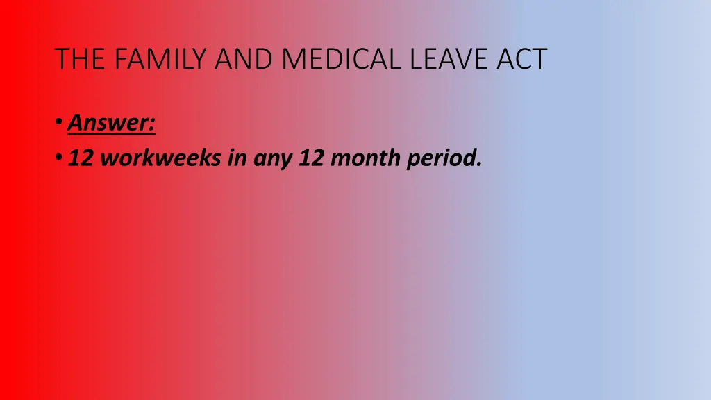 the family and medical leave act 9