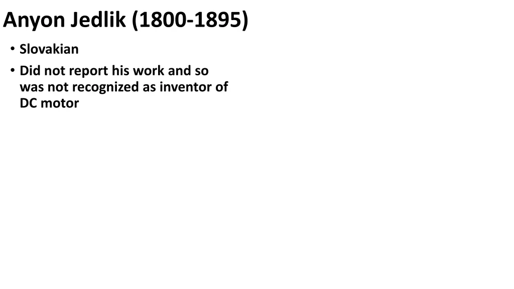 anyon jedlik 1800 1895 slovakian did not report