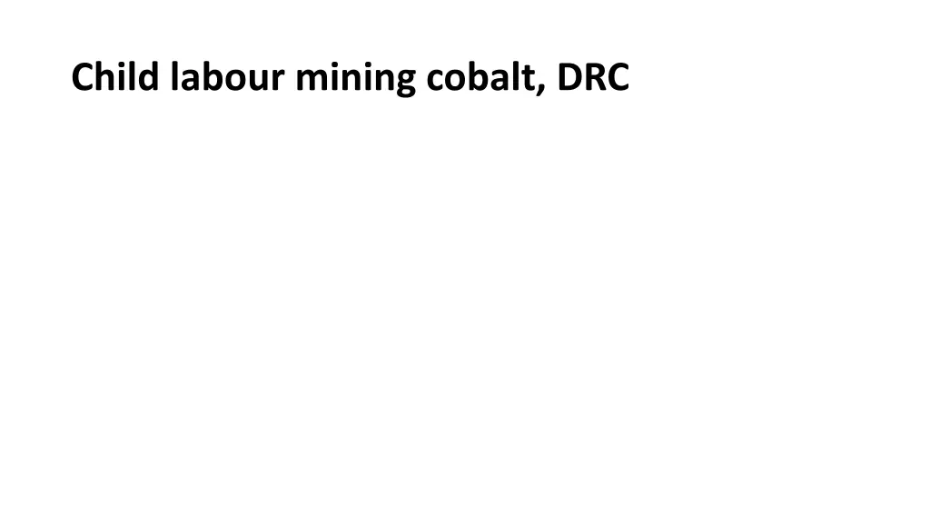 child labour mining cobalt drc