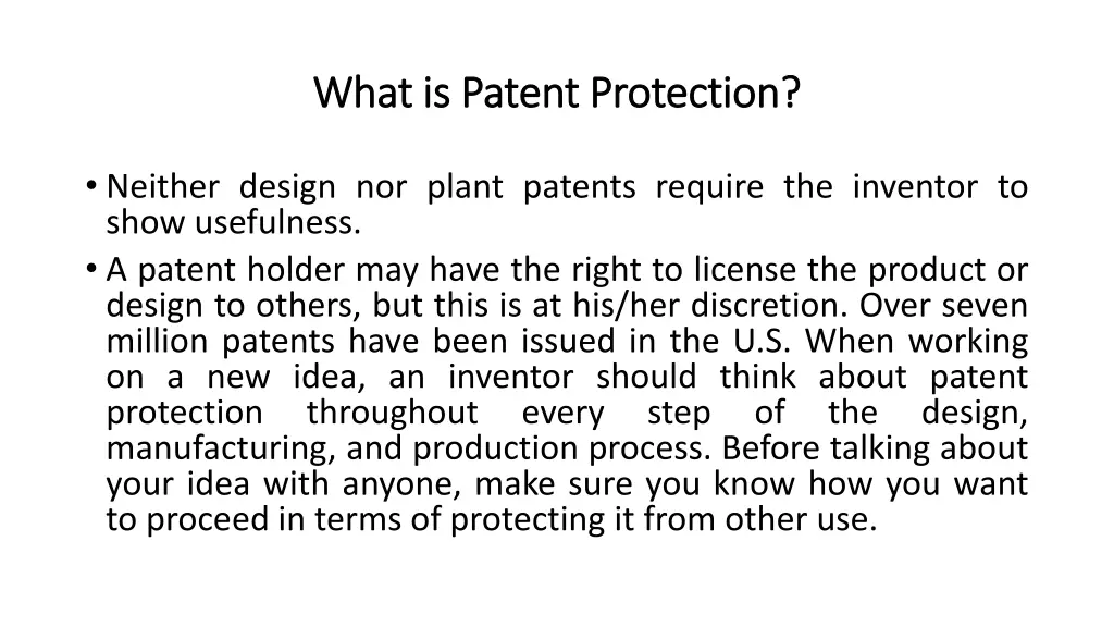 what what is is patent 2