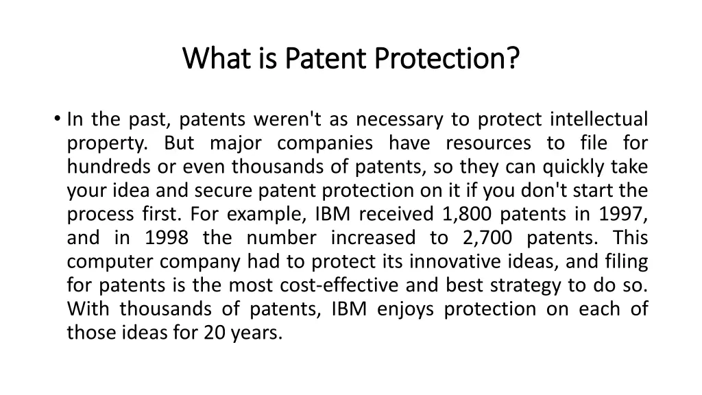 what what is is patent 4