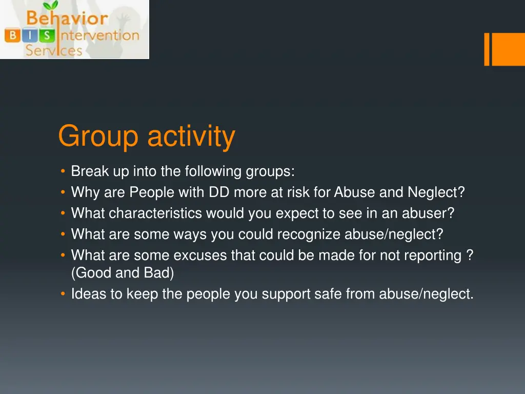 group activity