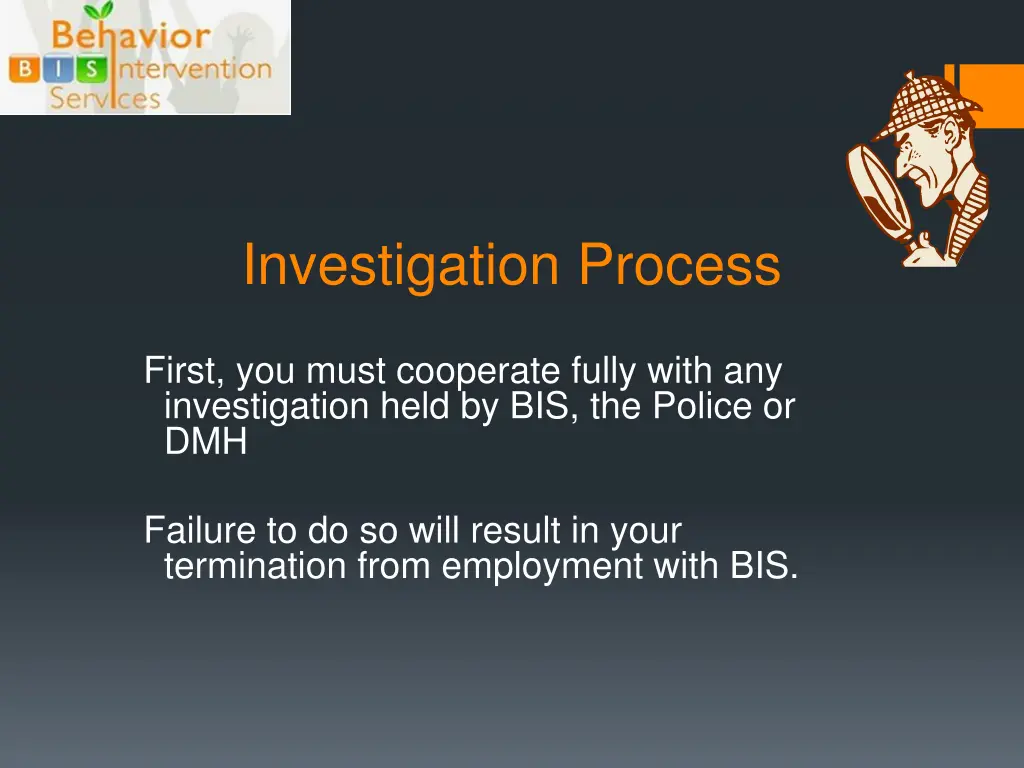 investigation process