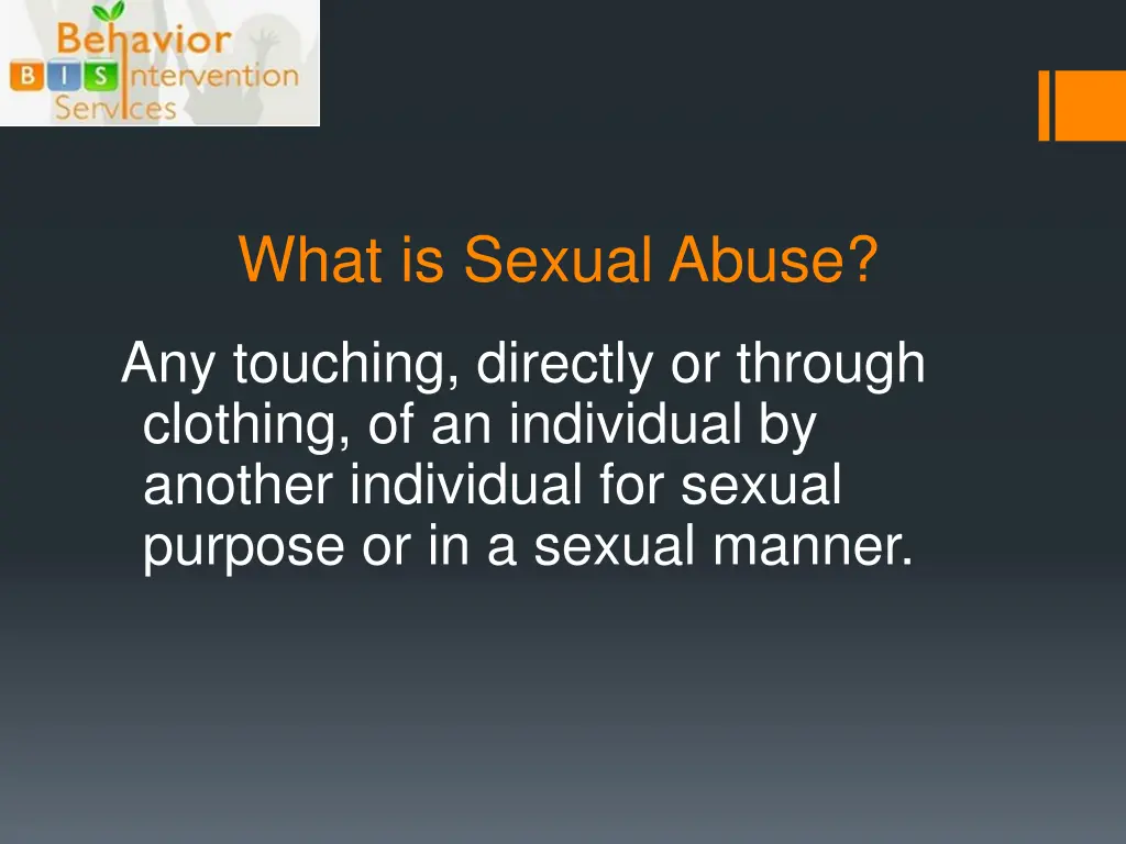 what is sexual abuse