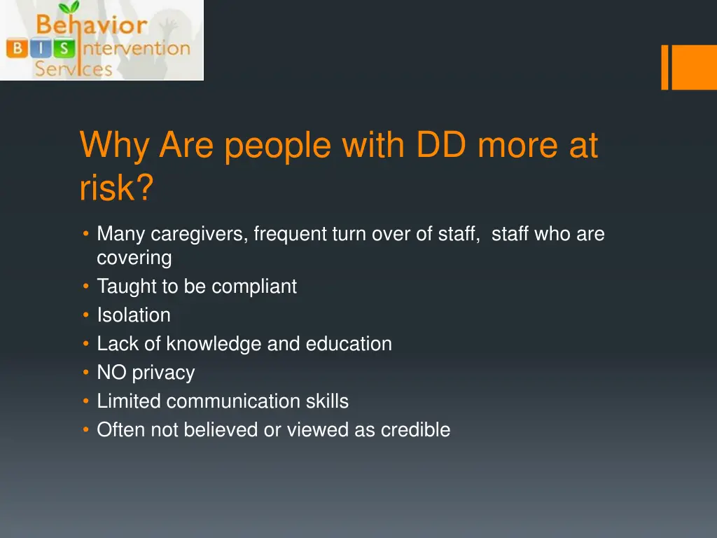 why are people with dd more at risk