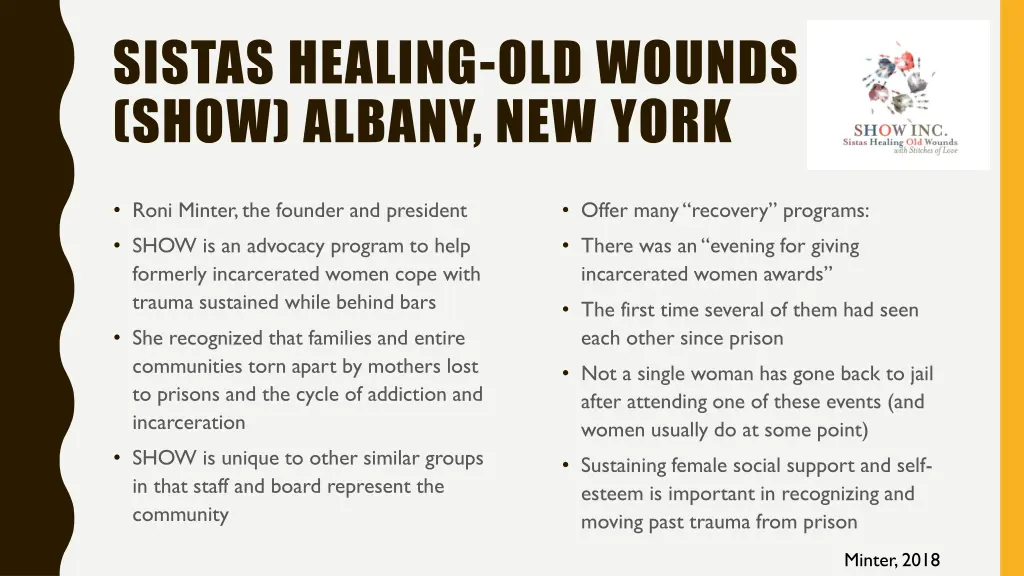 sistas healing old wounds show albany new york