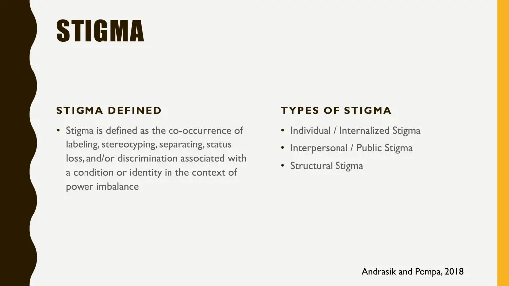 stigma