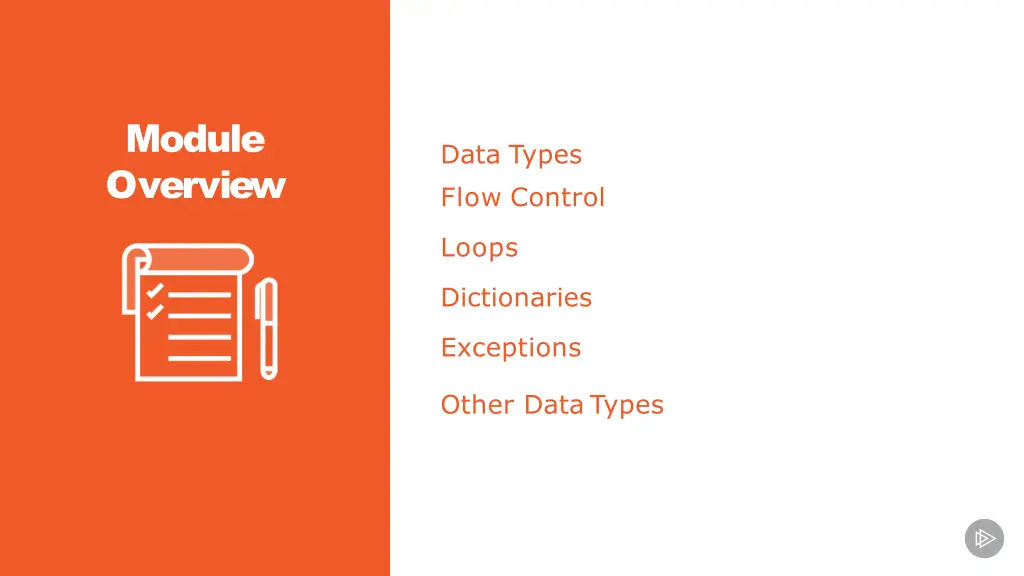 module overview
