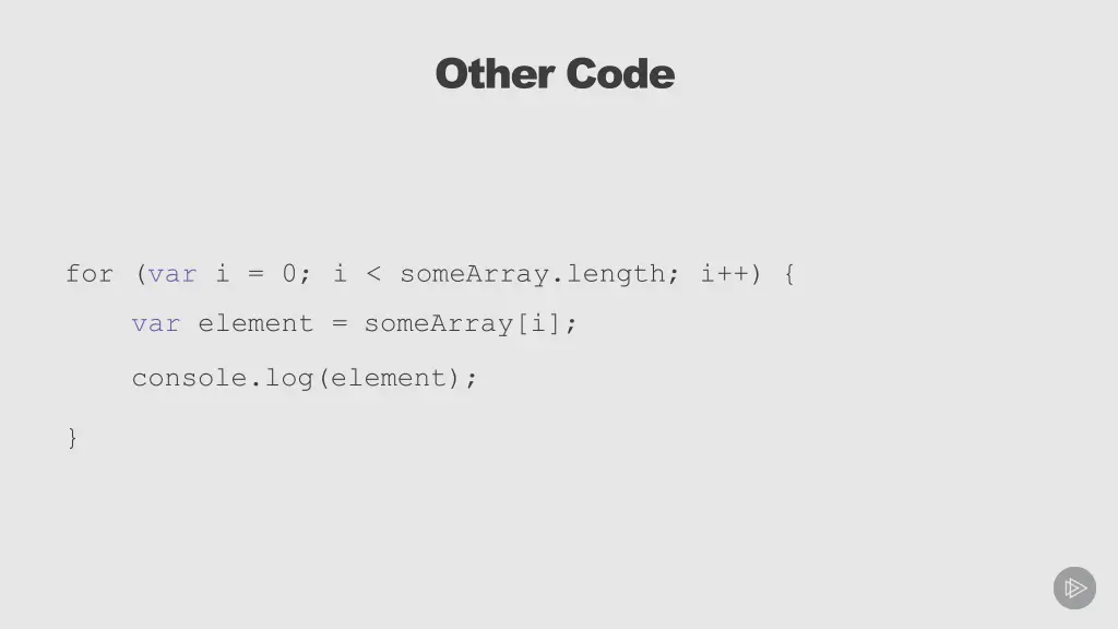 other code