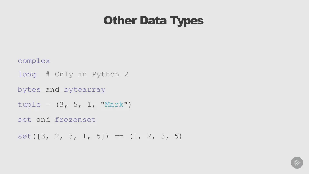 other data types