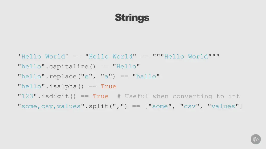 strings