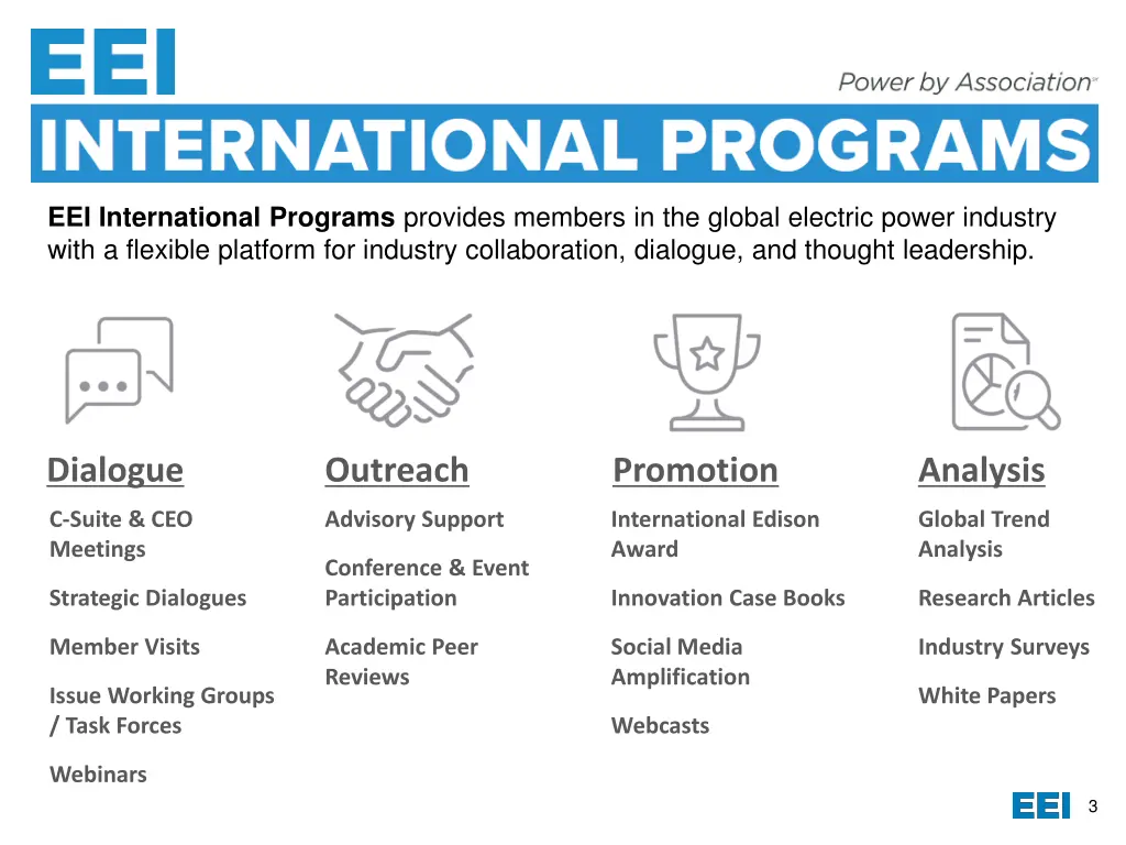 eei international programs provides members