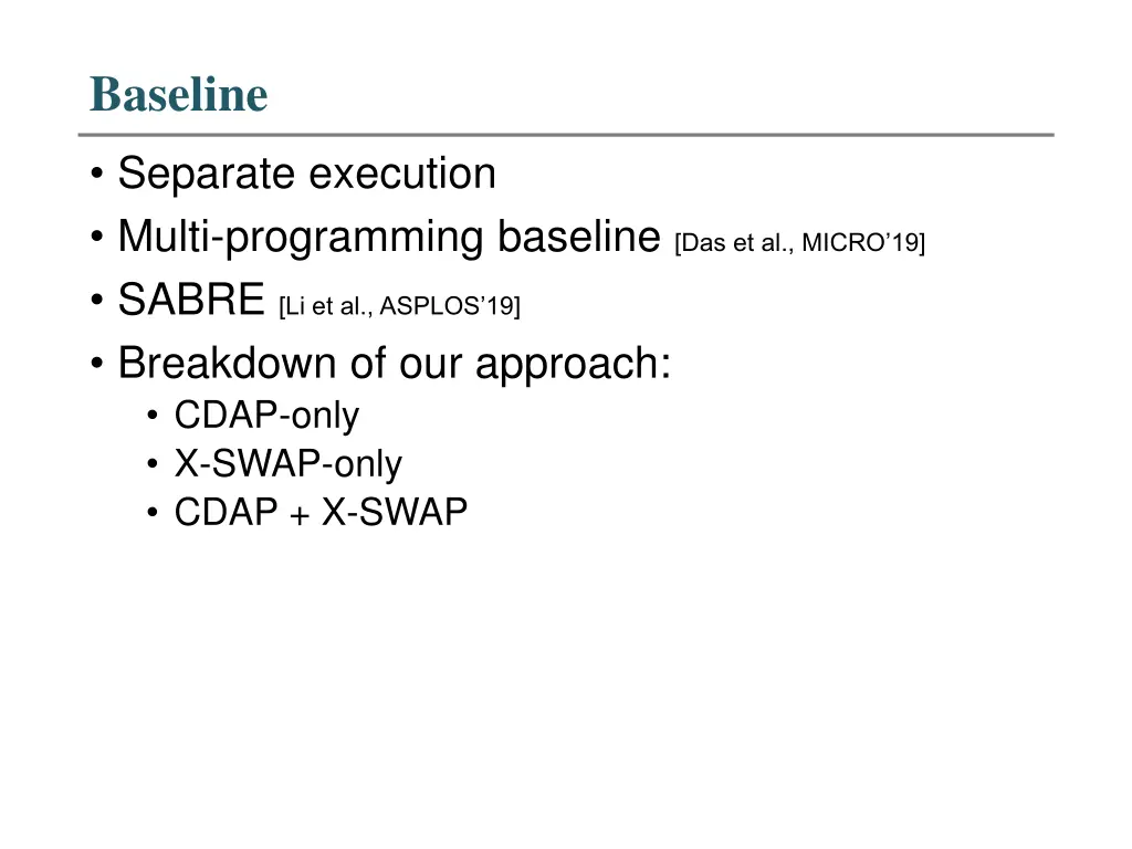 baseline