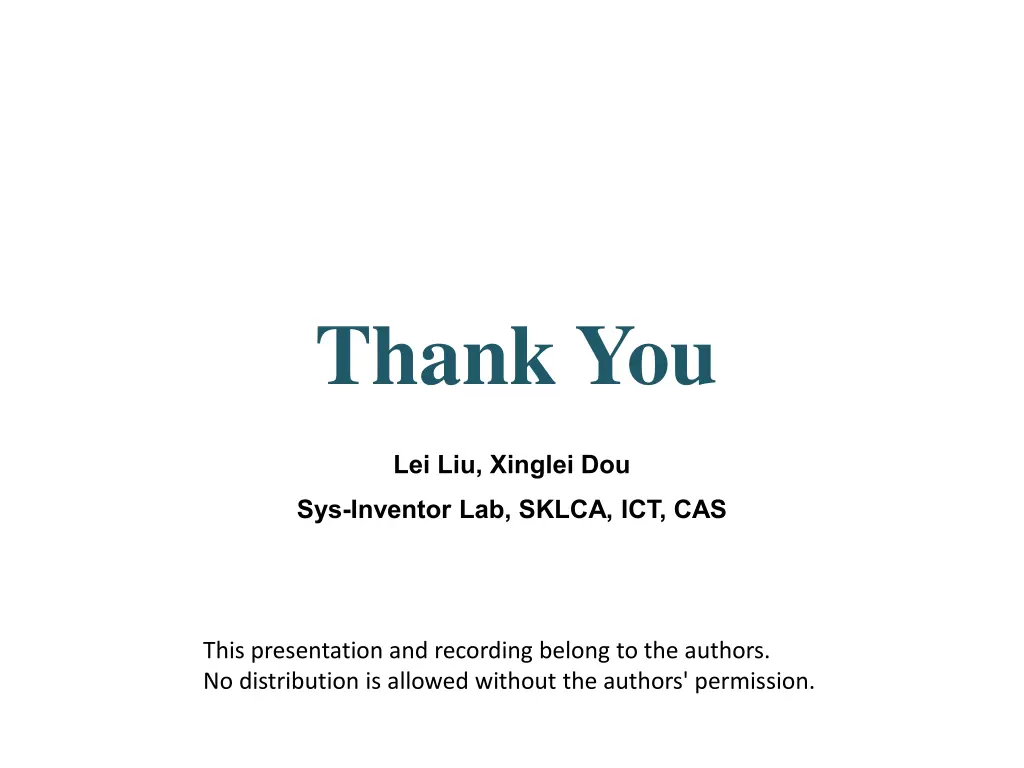 thank you