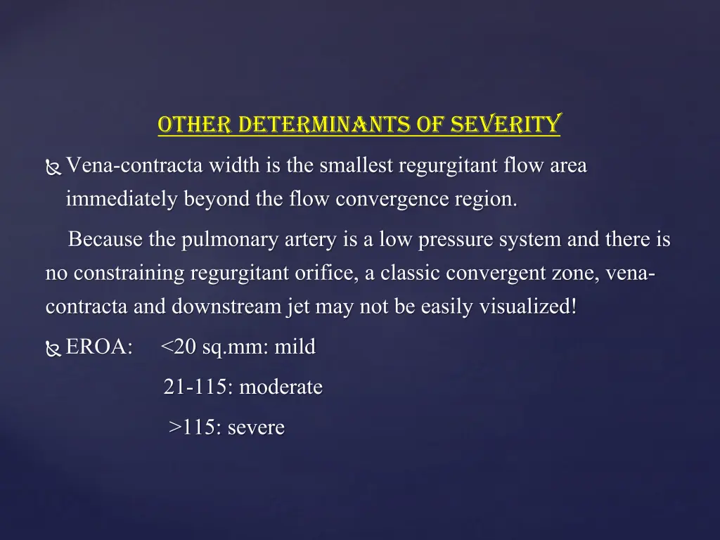 other determinants of severity