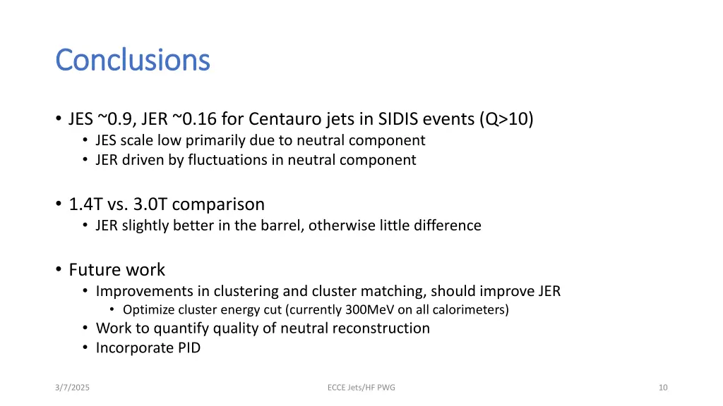 conclusions conclusions