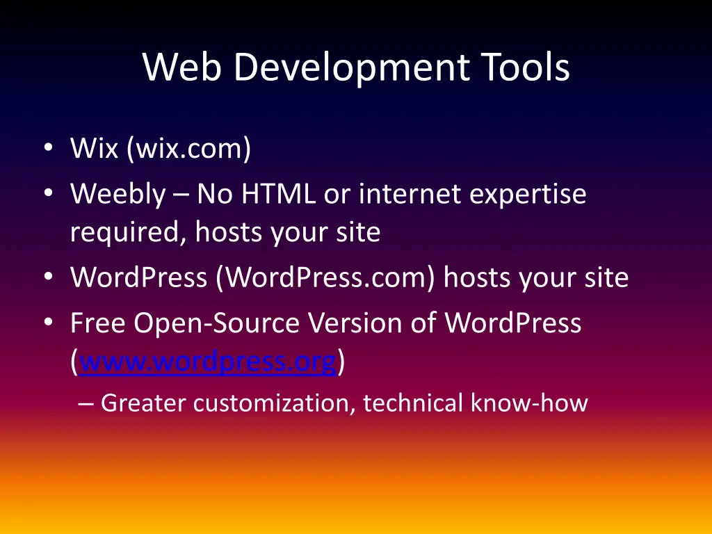 web development tools 1