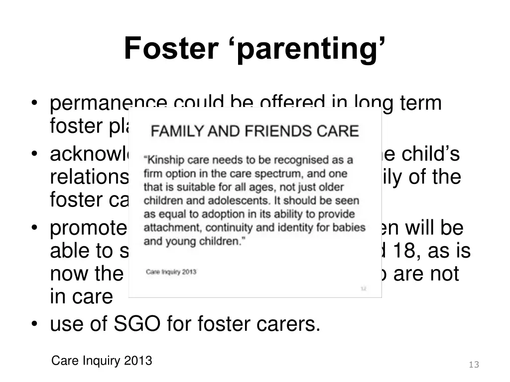 foster parenting