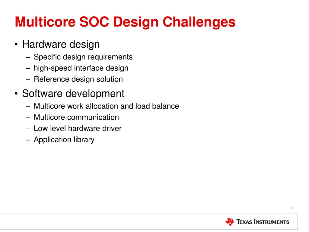 multicore soc design challenges