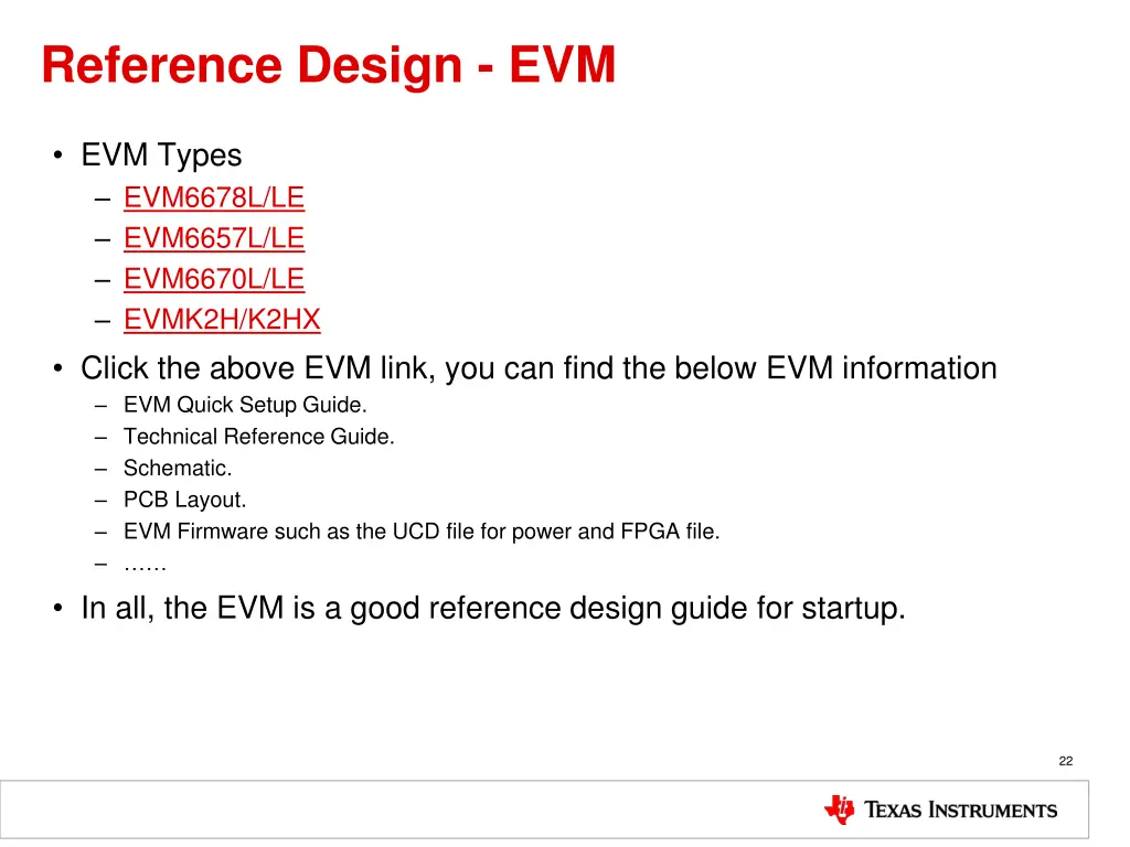 reference design evm